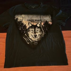 🐺 All Saints Vintage Wolf Tee L 🐺
